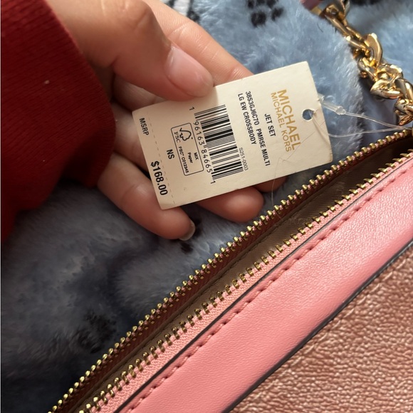 Michael Kors Pink and Gold Crossbody - Picture 3 of 4
